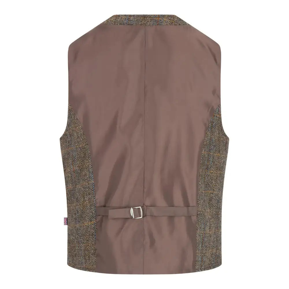 Men‘s Classic Scottish Harris Tweed Waistcoat - Clinton Brown