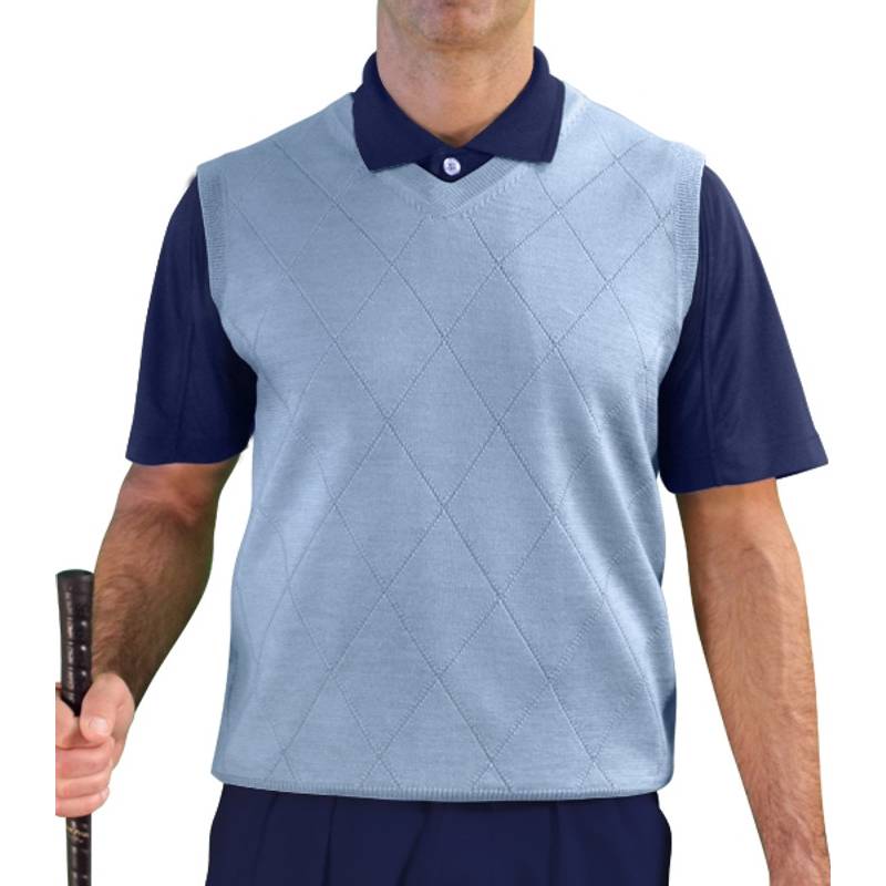 Men’s Golf Sweater Vest – Classic Solid