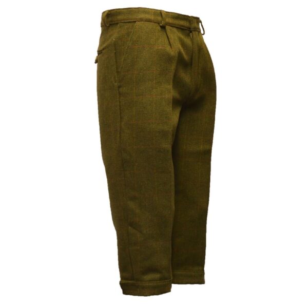 HickoryGolfStore Men’s Tweed Plus Two Golf Knickers (Breeks) – Dark Sage