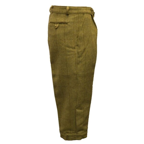 HickoryGolfStore Men’s Tweed Plus Two Golf Knickers (Breeks) – Light Sage