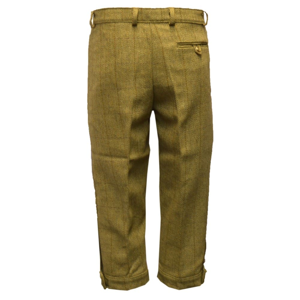 HickoryGolfStore Men’s Tweed Plus Two Golf Knickers (Breeks) – Light Sage