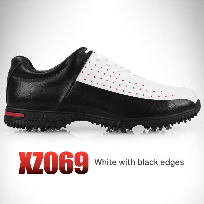 Men’s waterproof spiked golf shoes – breathable and anti-slip performance footwear by HickoryGolfStore