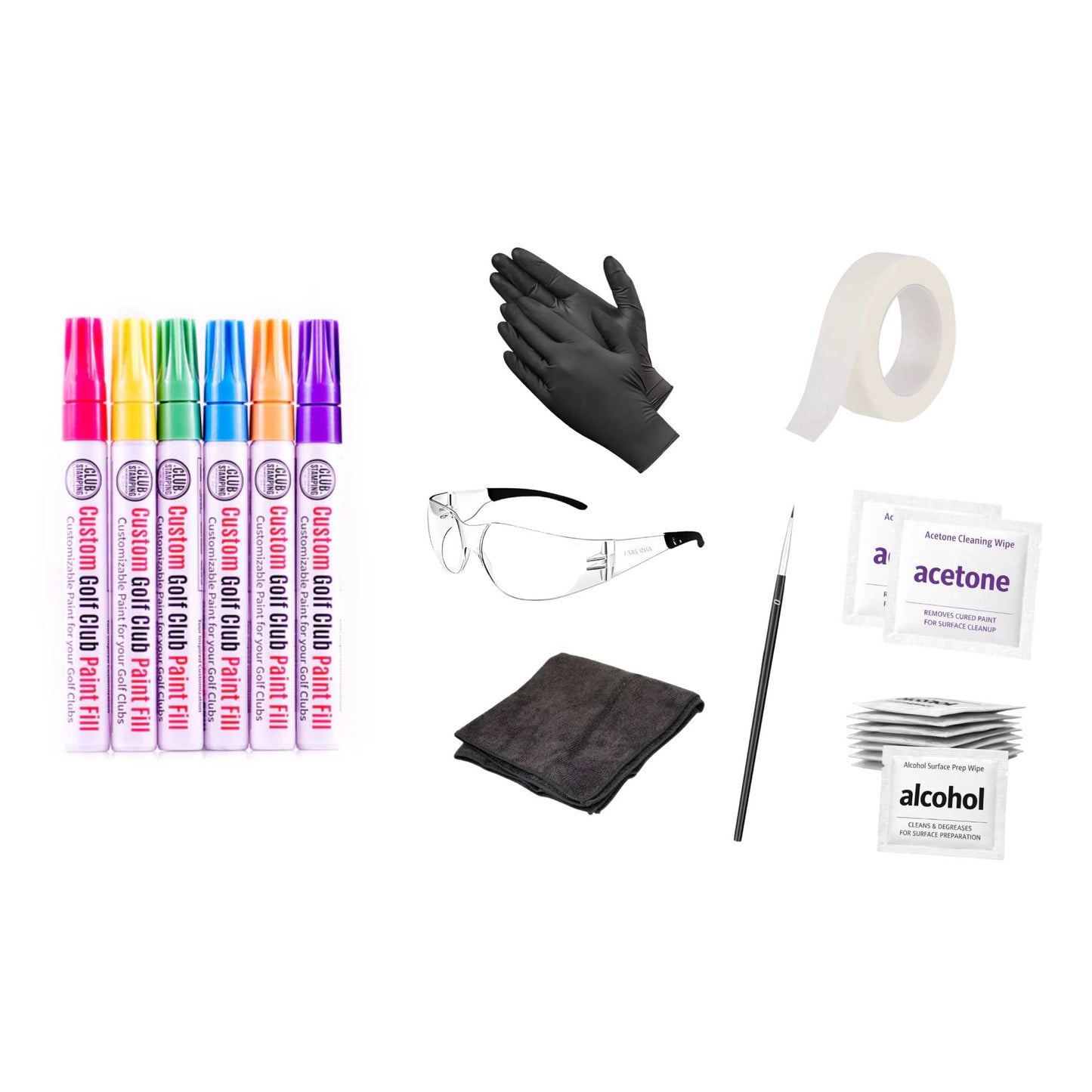 Golf Club Paint Fill Set – 12 Colors