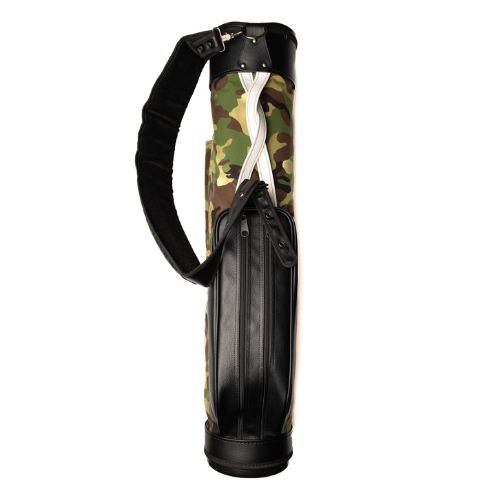 Camouflage Sunday Golf Bag in Water-Resistant Nylon for avid golfers