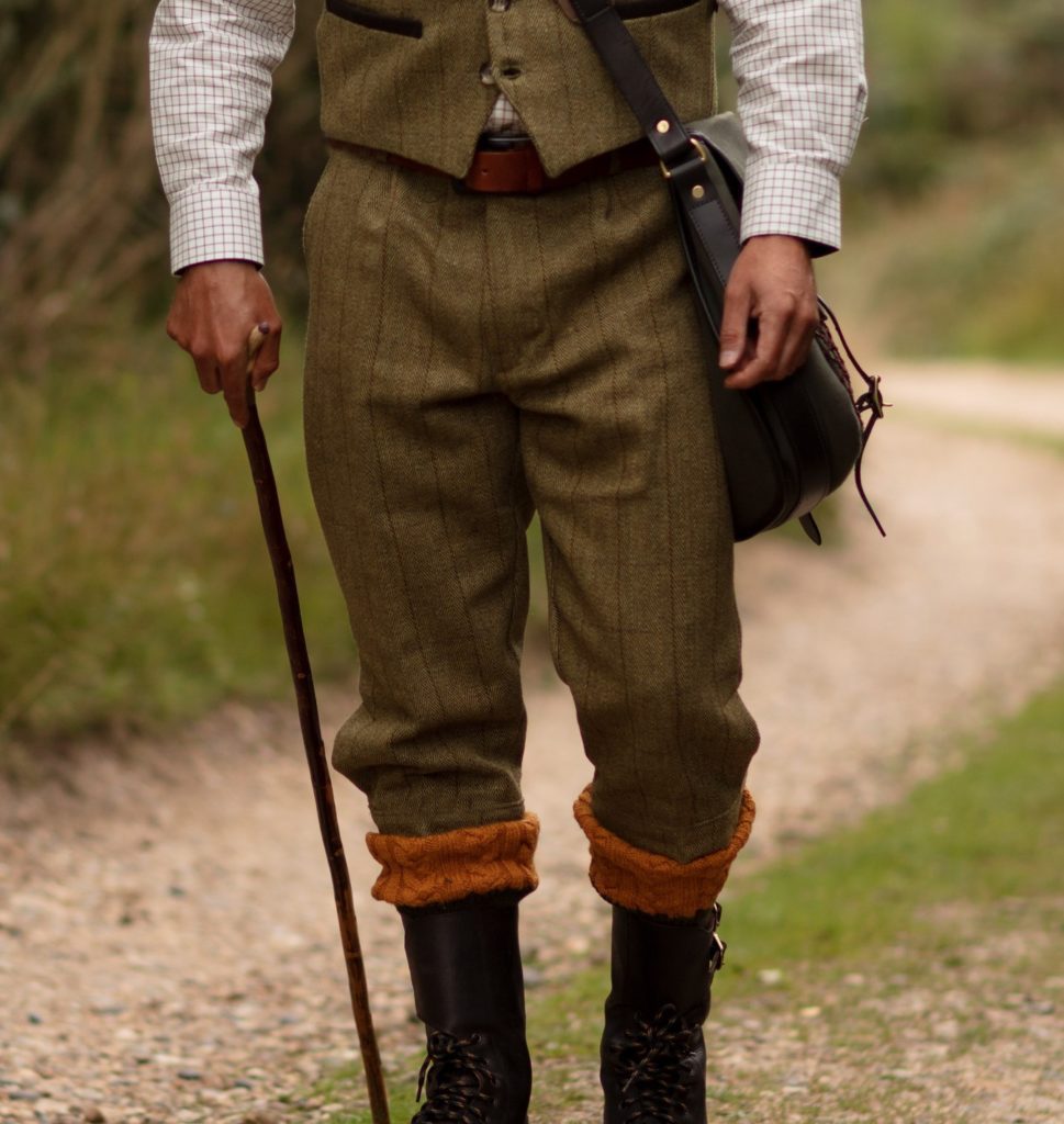 Walker & Hawkes Tweed Plus Fours Golf pants - Lite Sage