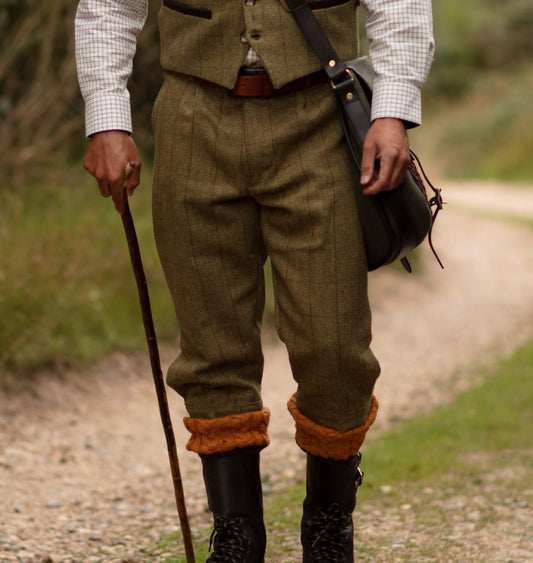 Walker & Hawkes Tweed Plus Fours Golf pants - Lite Sage