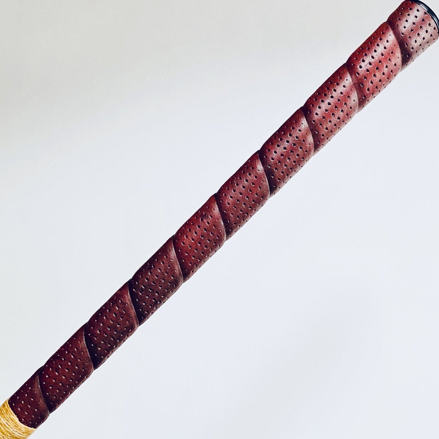 Premium Hand Wrapped Leather Grip
