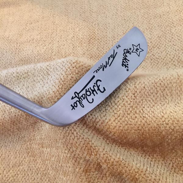Tad Moore - JH Taylor Hickory Putter blade back view
