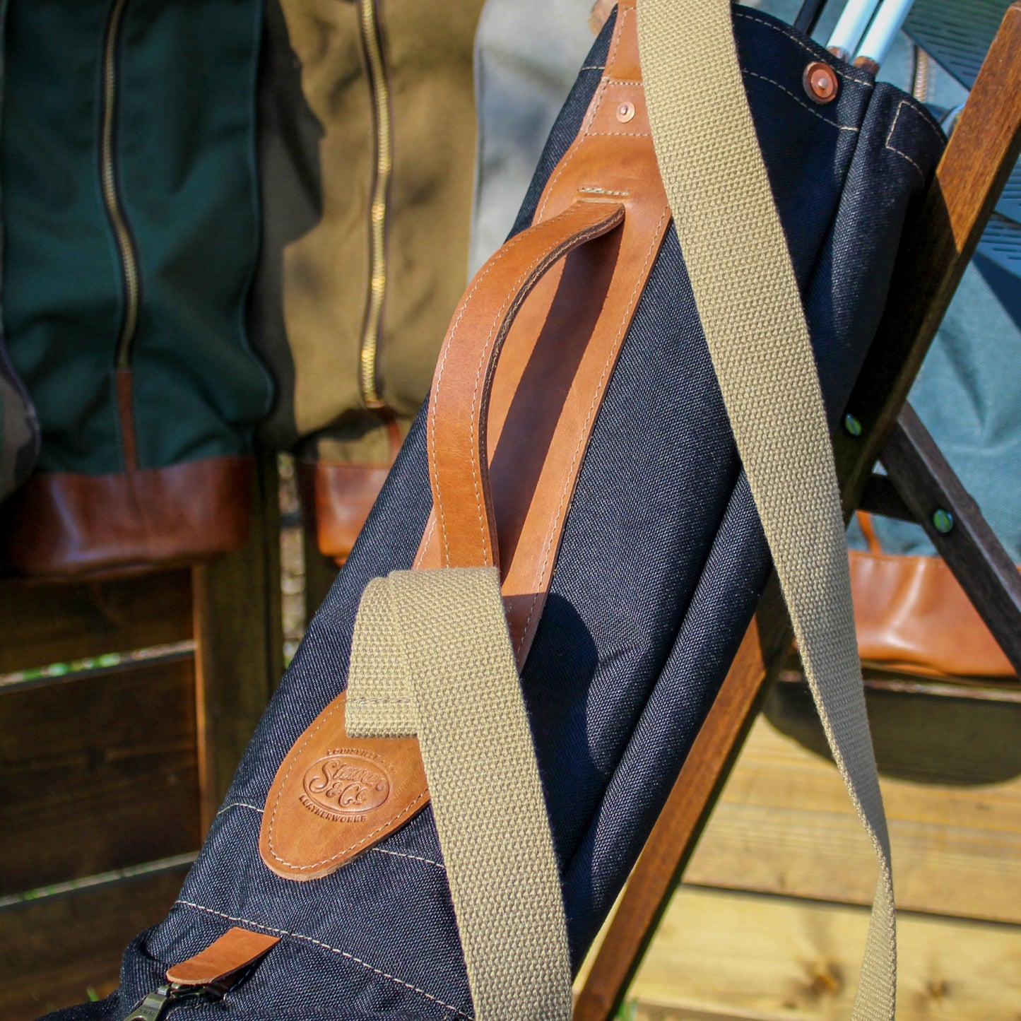 Sunday Golf Bag, Steurer & Co. Golf Bag, Steurer & Co., Hand made in Kentucky, Leather Goods, Hickory, Minimalist Golf, Made in the USA