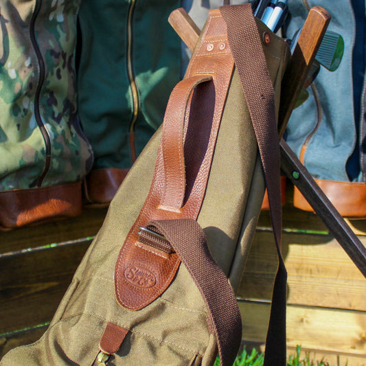 Sunday Golf Bag, Steurer & Co. Golf Bag, Steurer & Co., Hand made in Kentucky, Leather Goods, Hickory, Minimalist Golf, Made in the USA