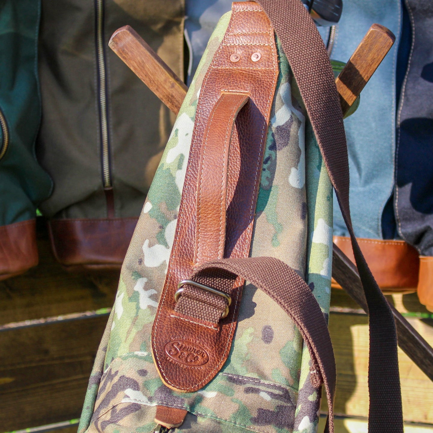 Sunday Golf Bag, Steurer & Co. Golf Bag, Steurer & Co., Hand made in Kentucky, Leather Goods, Hickory, Minimalist Golf, Made in the USA