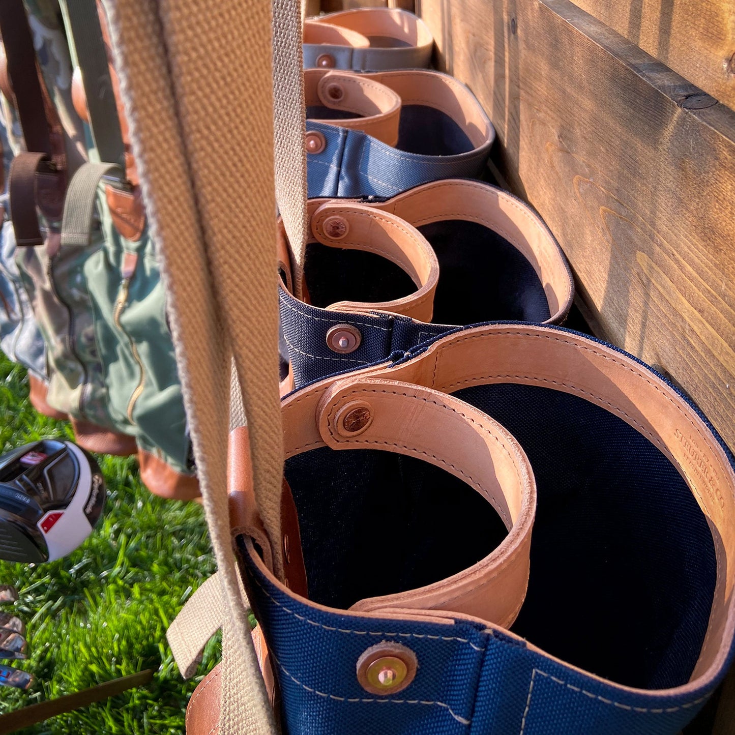 Sunday Golf Bag, Steurer & Co. Golf Bag, Steurer & Co., Hand made in Kentucky, Leather Goods, Hickory, Minimalist Golf, Made in the USA
