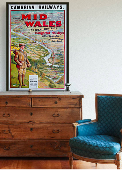Cambrian Railways Mid Wales River Vintage Golf