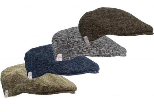 Oakmoore Flat Cap - 100% Genuine Harris Tweed