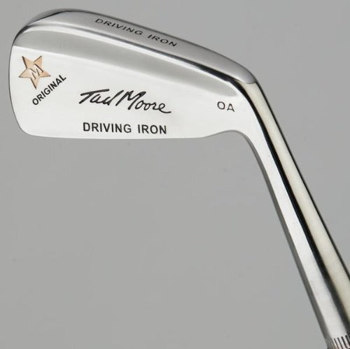 Tad Moore - Star OA Set of Hickory shafted golf iron set driving iron