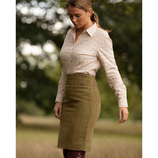 Ladies Derby Tweed Skirt