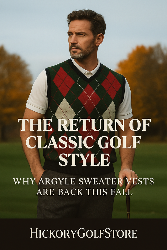 The Return of Classic Golf Style — Why Argyle Sweater Vests Are Back This Fall