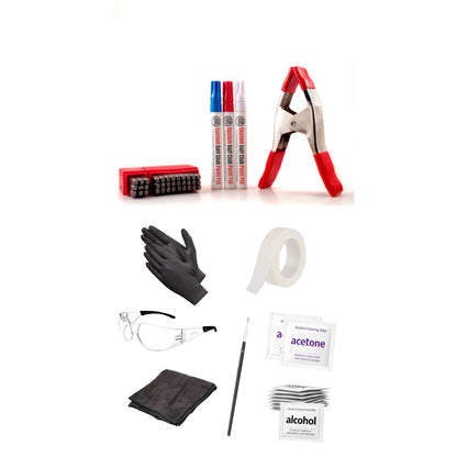 3mm Wedge Stamping Kit with Paint Fill