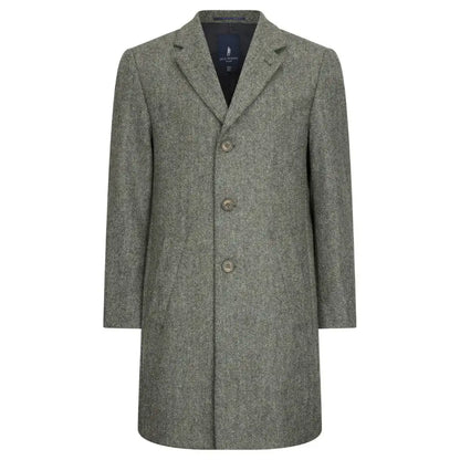 Jack Murphy Owen Tweed Mid-Length Coat