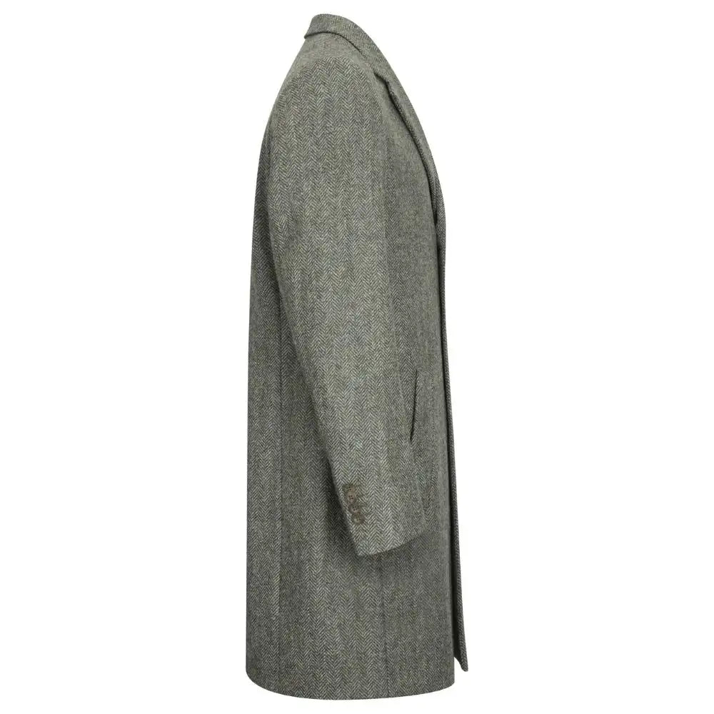 Jack Murphy Owen Tweed Mid-Length Coat