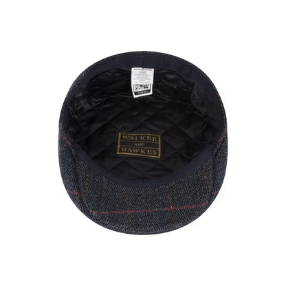 Unisex Derby Tweed Blue Cap