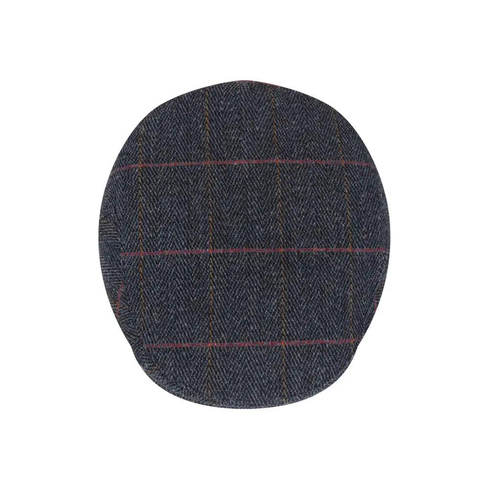 Unisex Derby Tweed Blue Cap