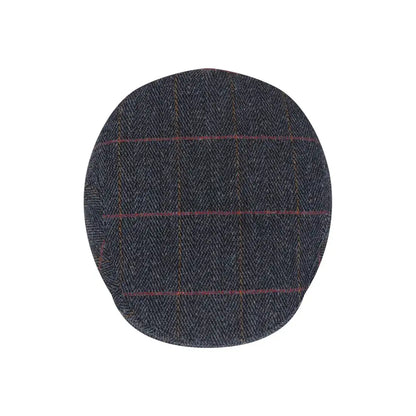 Unisex Derby Tweed Blue Cap