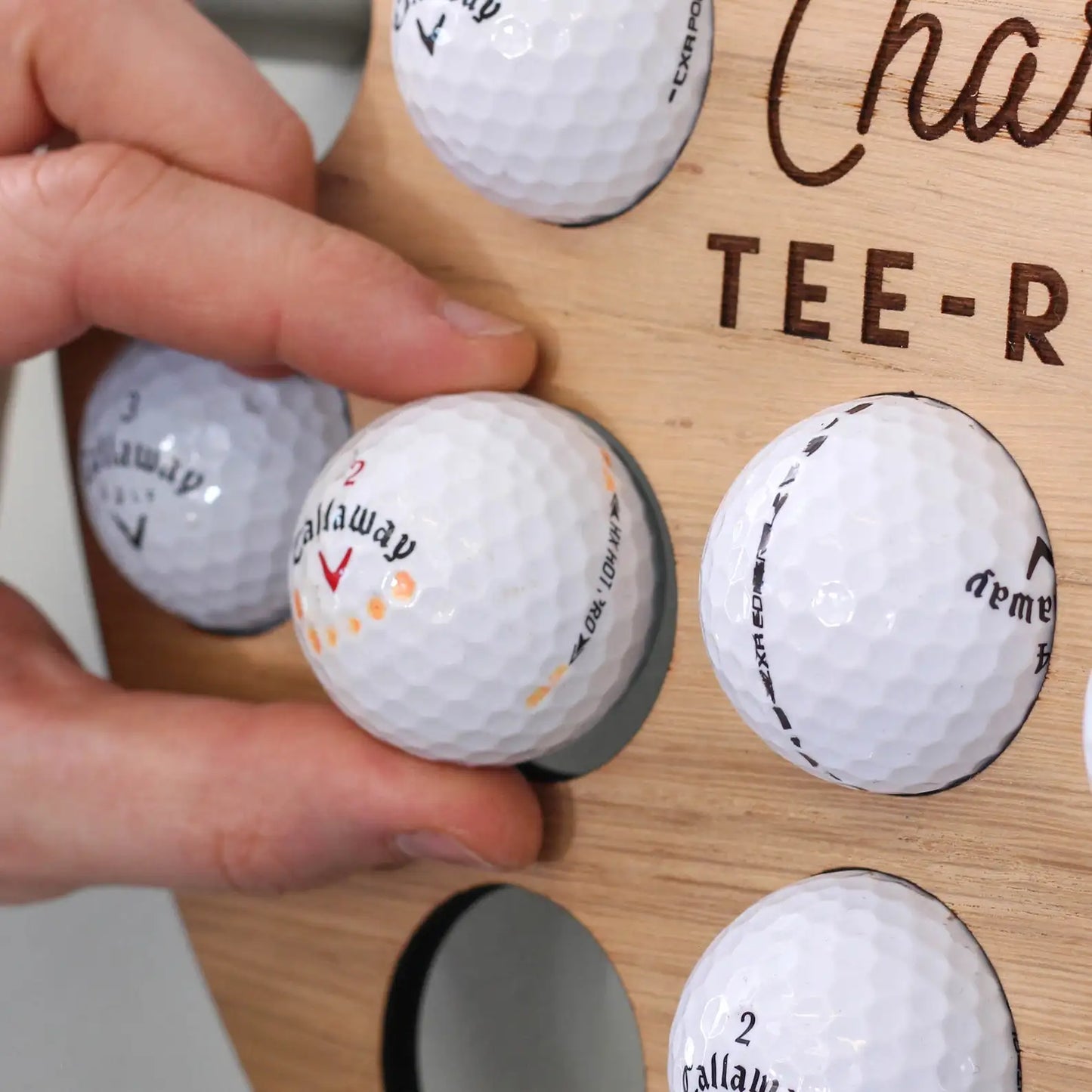 Personalised Golf Ball Art Collector Holder