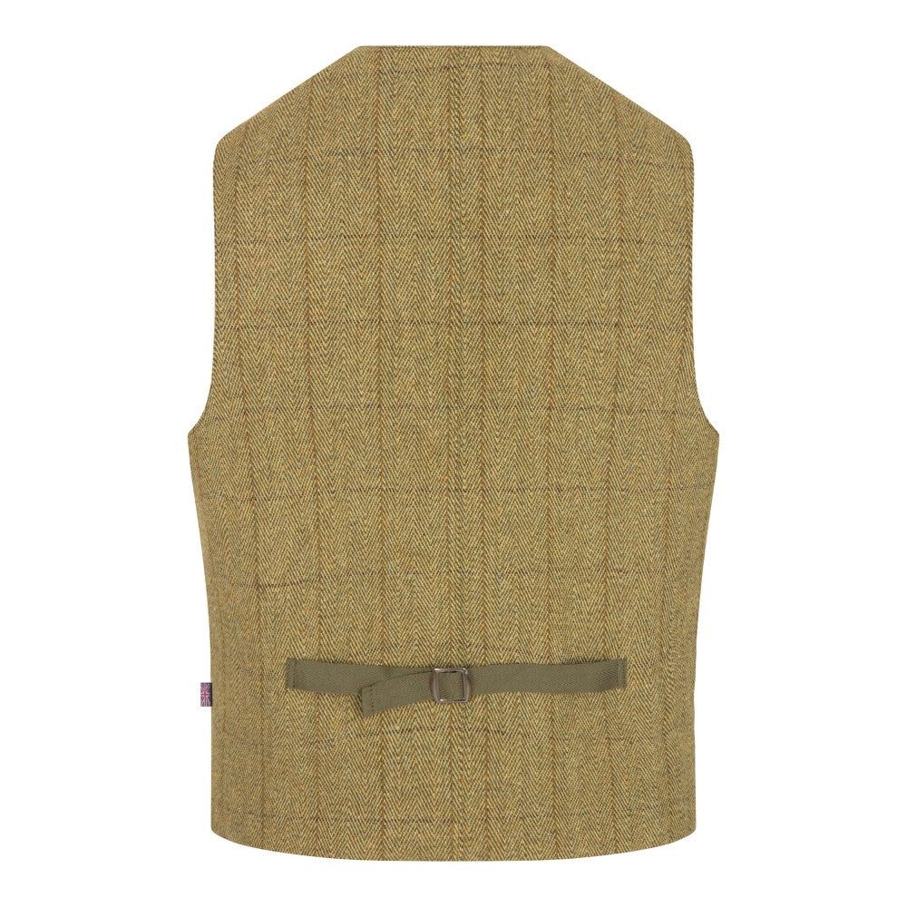 Derby Tweed Alcott Waistcoat-Lite Sage