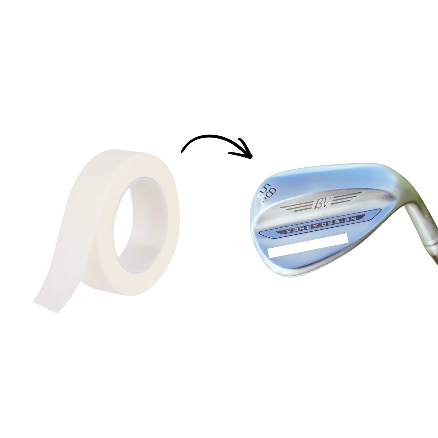 Golf club stamping prep kit with cleaning wipes alignment tape gloves microfiber cloth and brush for club head engraving