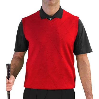 Men’s Golf Sweater Vest – Classic Solid