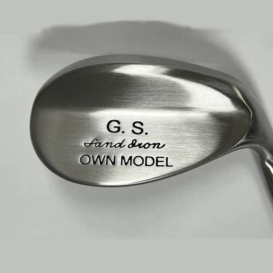 GS Niblick 56° hickory sand iron, Gene Sarazen replica, right-hand, classic dotted face