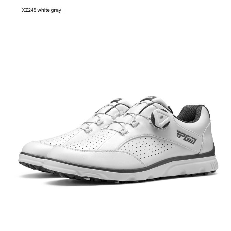 hickorygolfstore men’s spikeless golf shoes with dial closure main view