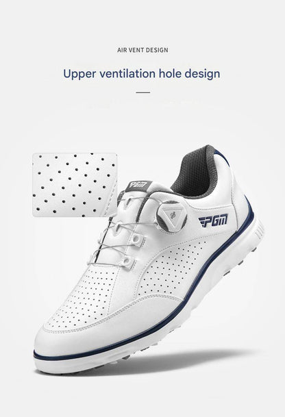 hickorygolfstore men’s spikeless golf shoes with dial closure main view
