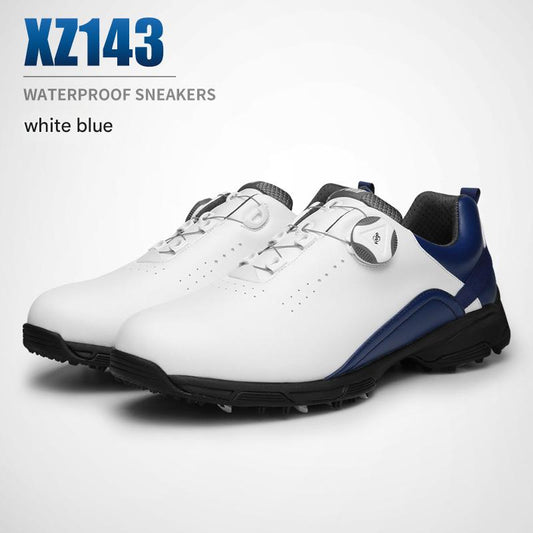Men’s Waterproof Golf Shoes – Spikeless Breathable Slip-Resistant | HickoryGolfStore