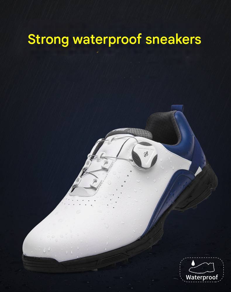 Men’s Waterproof Golf Shoes – Spikeless Breathable Slip-Resistant | HickoryGolfStore