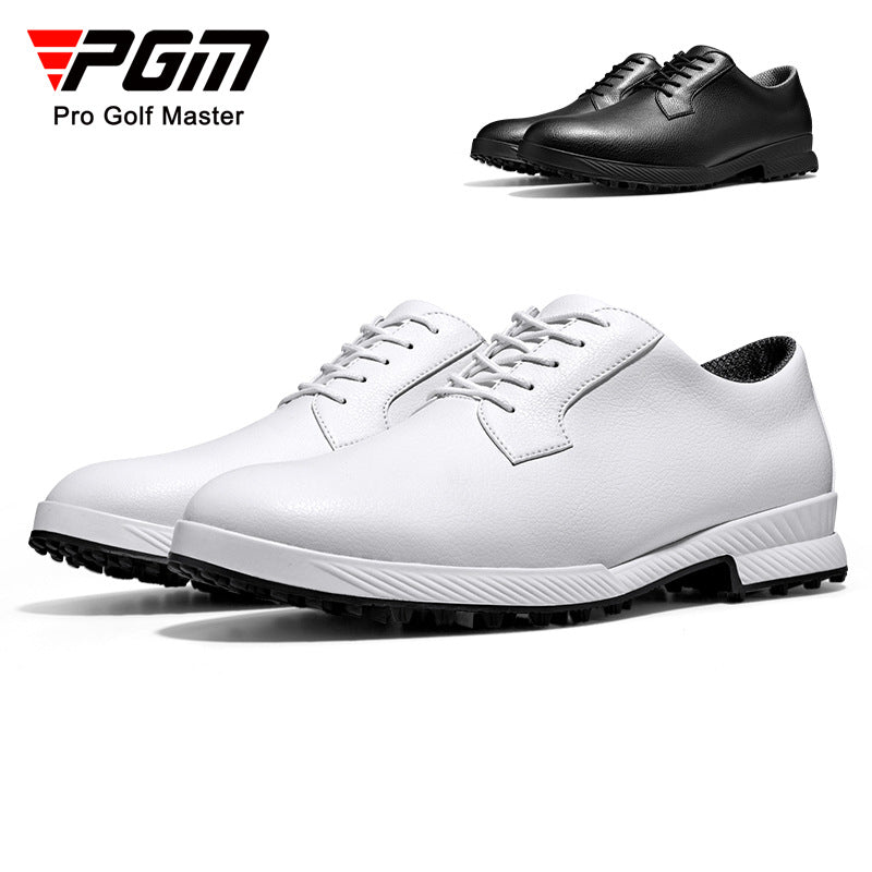 hickorygolfstore men’s waterproof spikeless golf shoes classic oxford main view