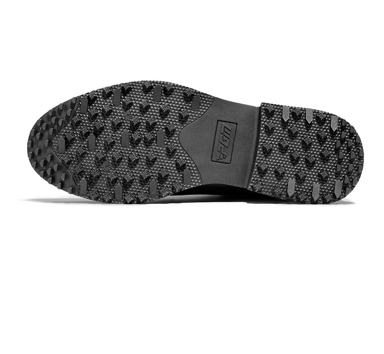 hickorygolfstore men’s waterproof spikeless golf shoes classic oxford main view