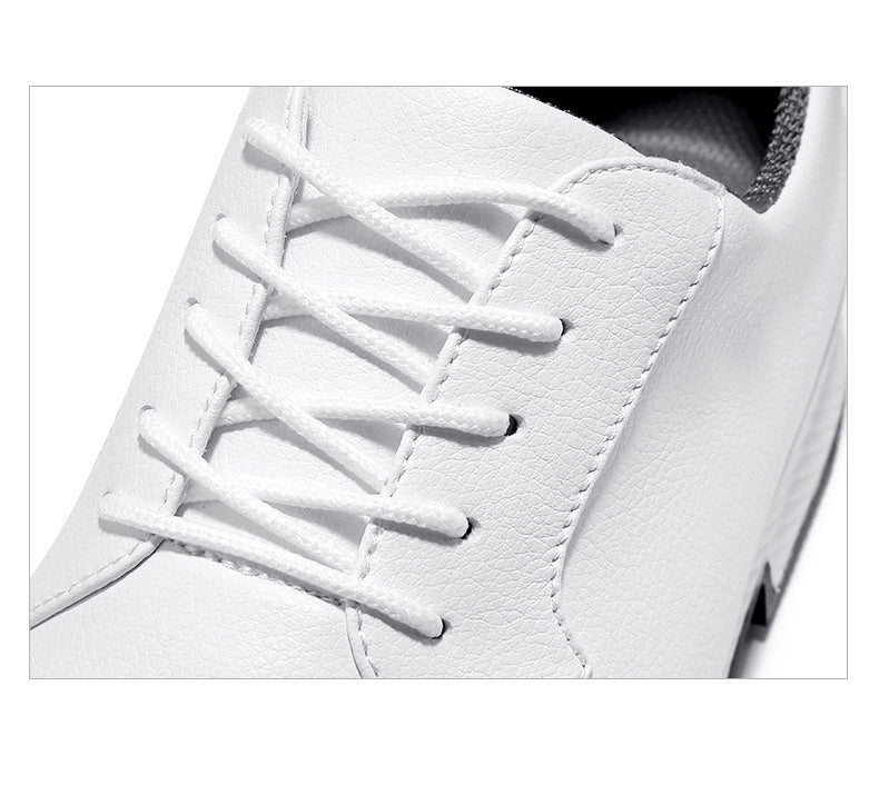 hickorygolfstore men’s waterproof spikeless golf shoes classic oxford main view