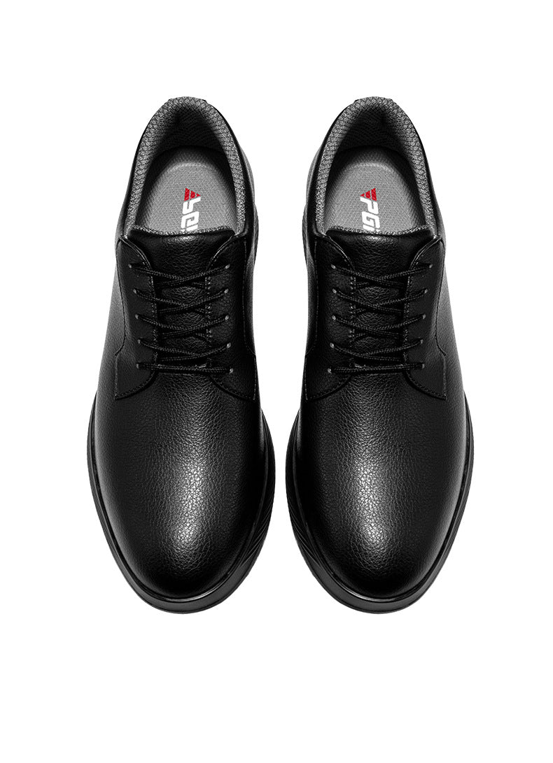 hickorygolfstore men’s waterproof spikeless golf shoes classic oxford main view