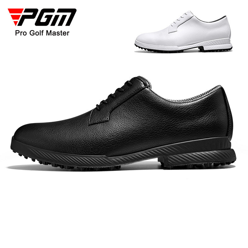 hickorygolfstore men’s waterproof spikeless golf shoes classic oxford main view