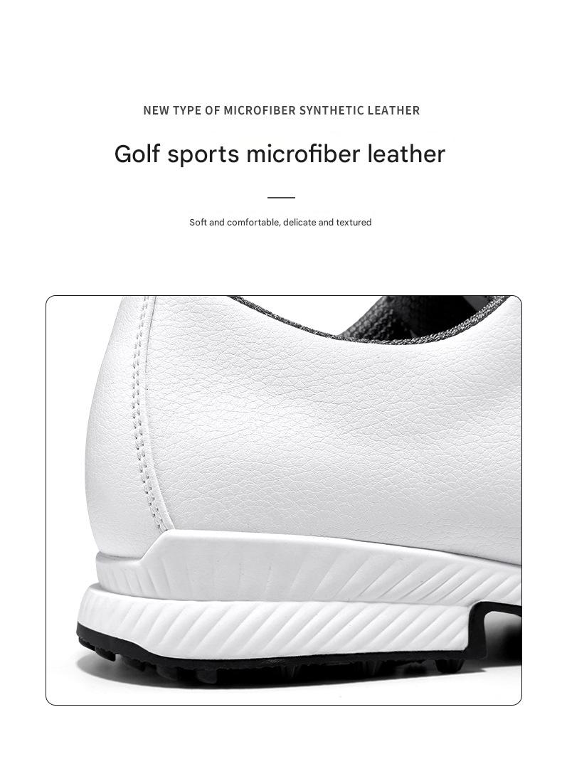 hickorygolfstore men’s waterproof spikeless golf shoes classic oxford main view
