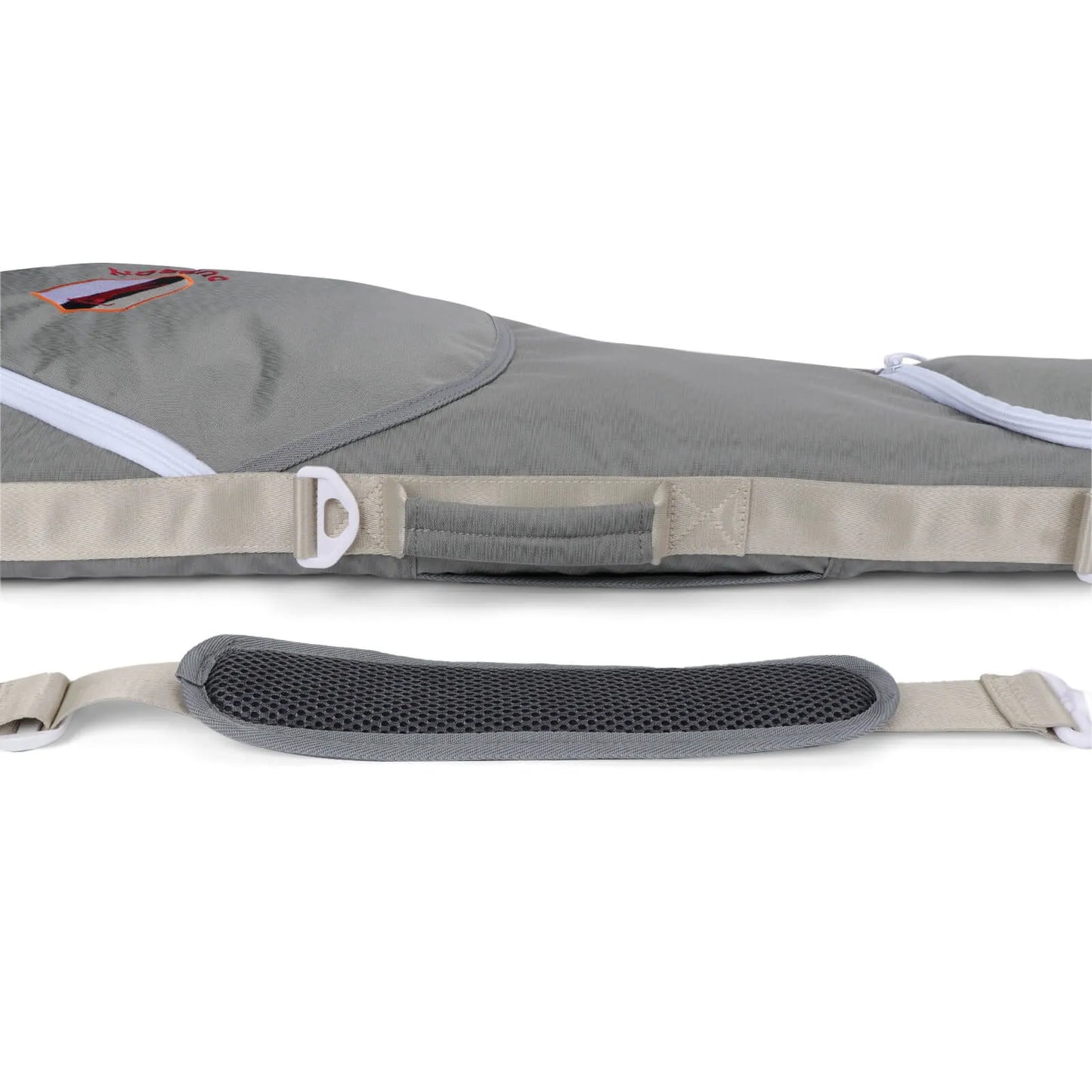 Lightweight green Sunday golf bag for carrying 3 to 8 clubs to the range short course or hickory golf round