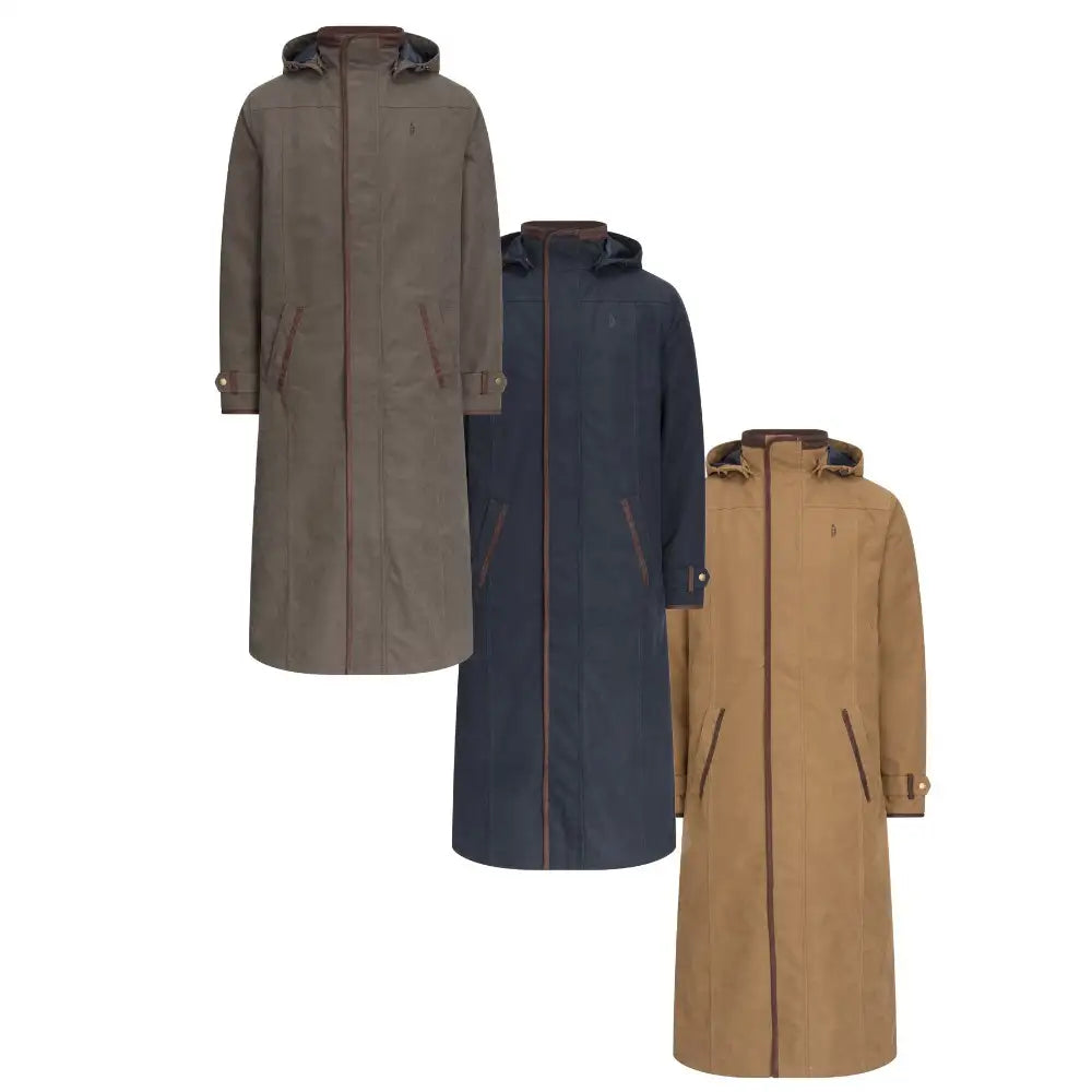 Men’s Long Waterproof Riding Coat