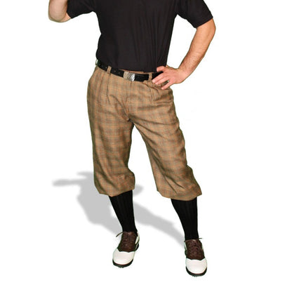 'Par 5' Men's Wool Golf Plus Fours Knickers & Cap in Scottsdale - Classic Style and Comfort