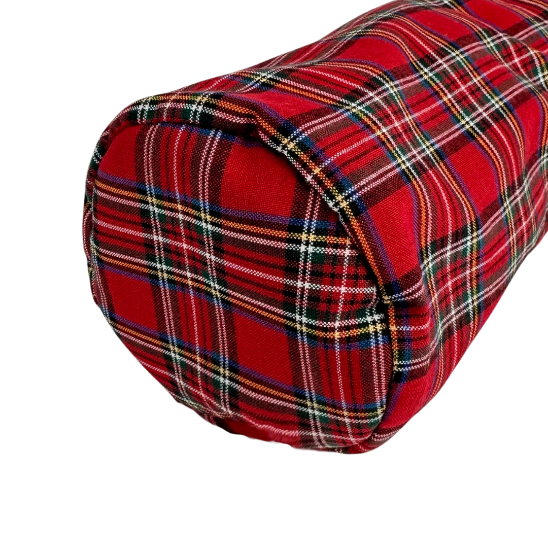 Scottish Tartan Driver Women's Golf Club Headcover in Red Plaid, Handmade and Weather-Resistant