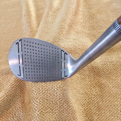 WH “My Own” 56° right-hand hickory niblick with stainless-steel head and dotted face, Randy Jensen replica