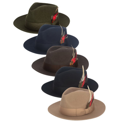 Crushable Wool Felt Hat