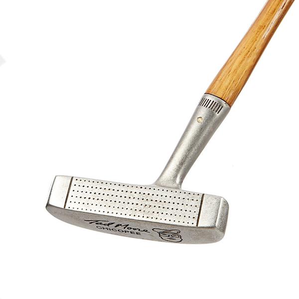 Tad Moore - Chicopee Hickory shafted Putter with stainless steel head face view
