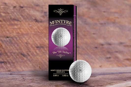 McIntyre - The “JH Taylor” replica golf balls 3 ball sleeve